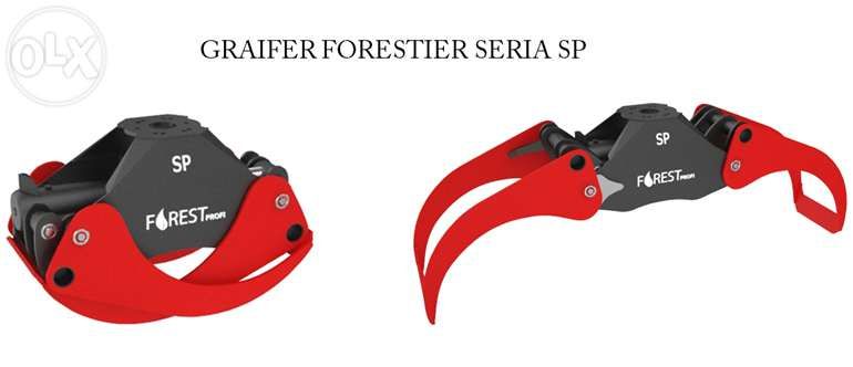 Graifer forestier si rotator hidraulic