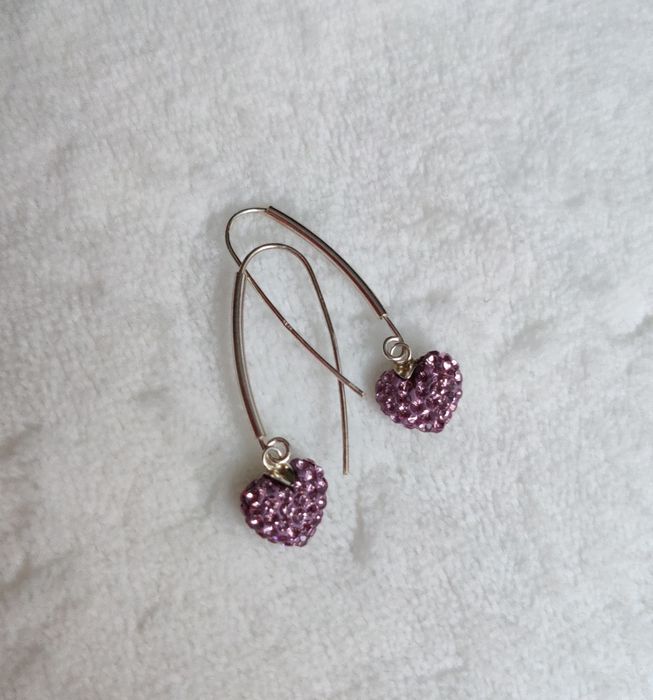 Cercei argint cu cristale Swarovski Elements