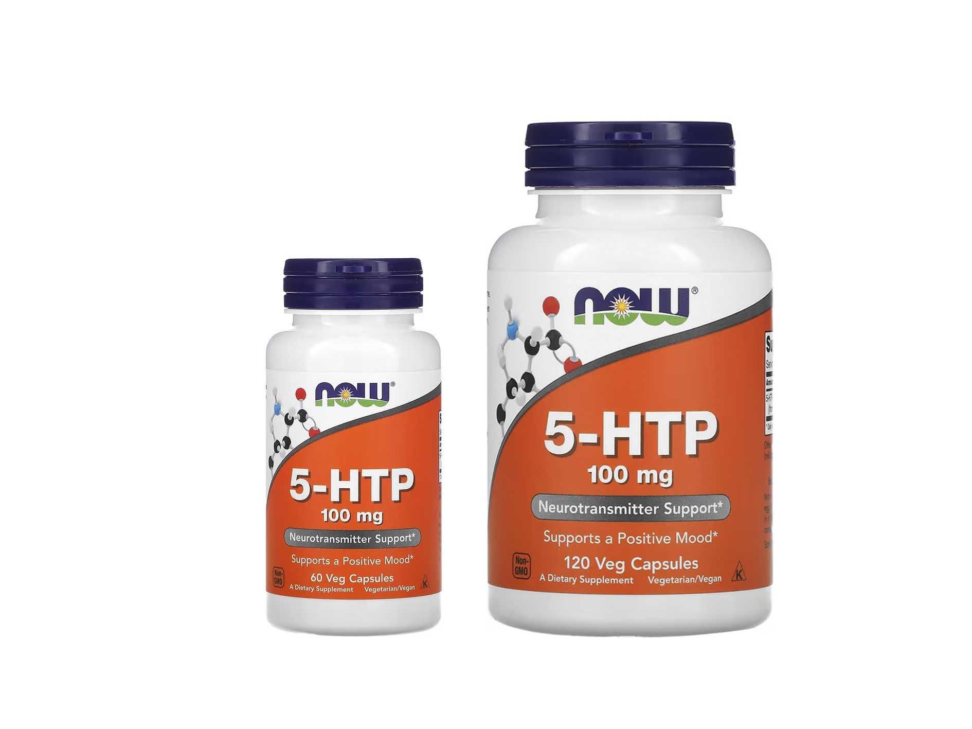 NOW Foods 5-HTP 5-гидрокситриптофан 60 и 120 капсул