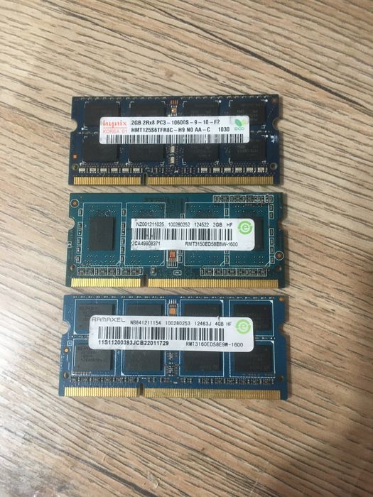 Ноутбучная озу ddr3