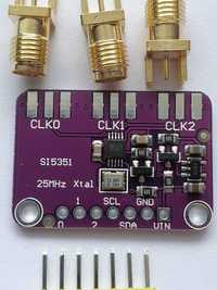 SI5351 I2C clock generator 8KHz-160MHz