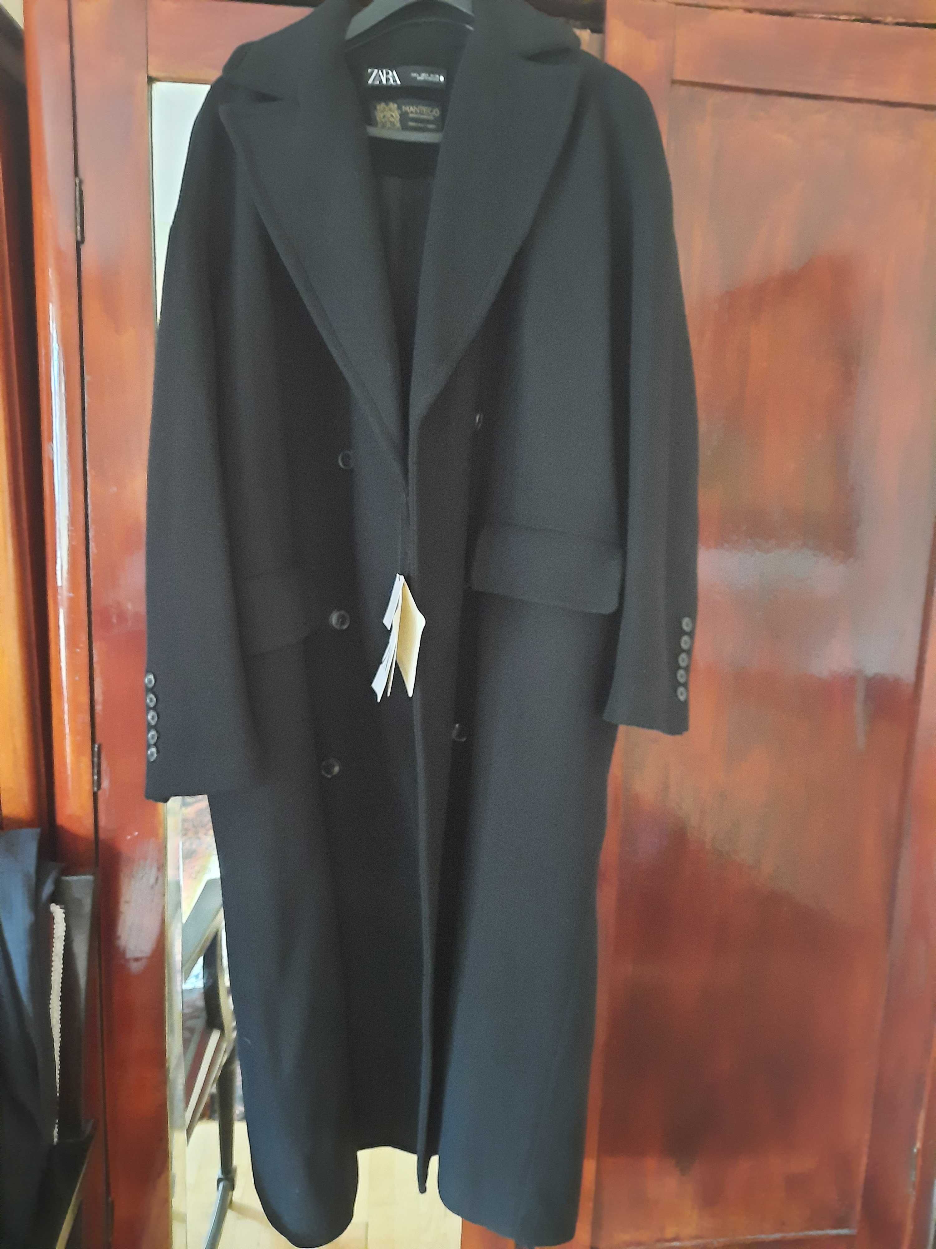 Ново палто ZARA, р-р  L, съдържание 87 % вълна