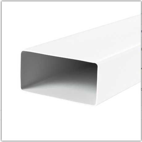 Въздуховод ПВЦ PVC VENTS - плосък 55 x 110 mm