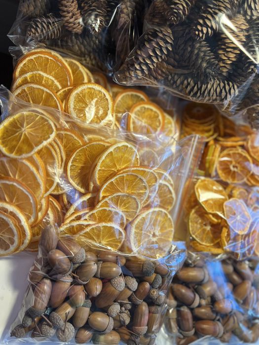 Природный новогодний декор