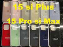 3 Husa iPhone Silicon 11/12/13/14/15/16 Plus Pro Pro Max Carcasa
