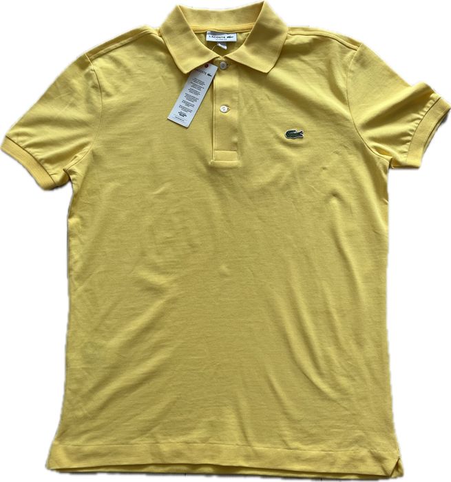 Tricou Polo galben Lacoste nou