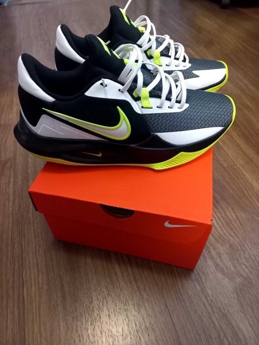 Мъжки обувки Nike - Nike Precision 6, черни/зелени