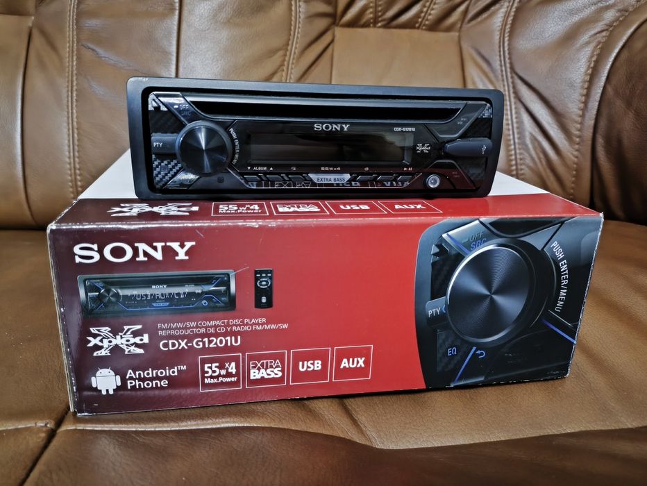 Магнитола SONY CDX-G1201U. Новый. Оригинал.