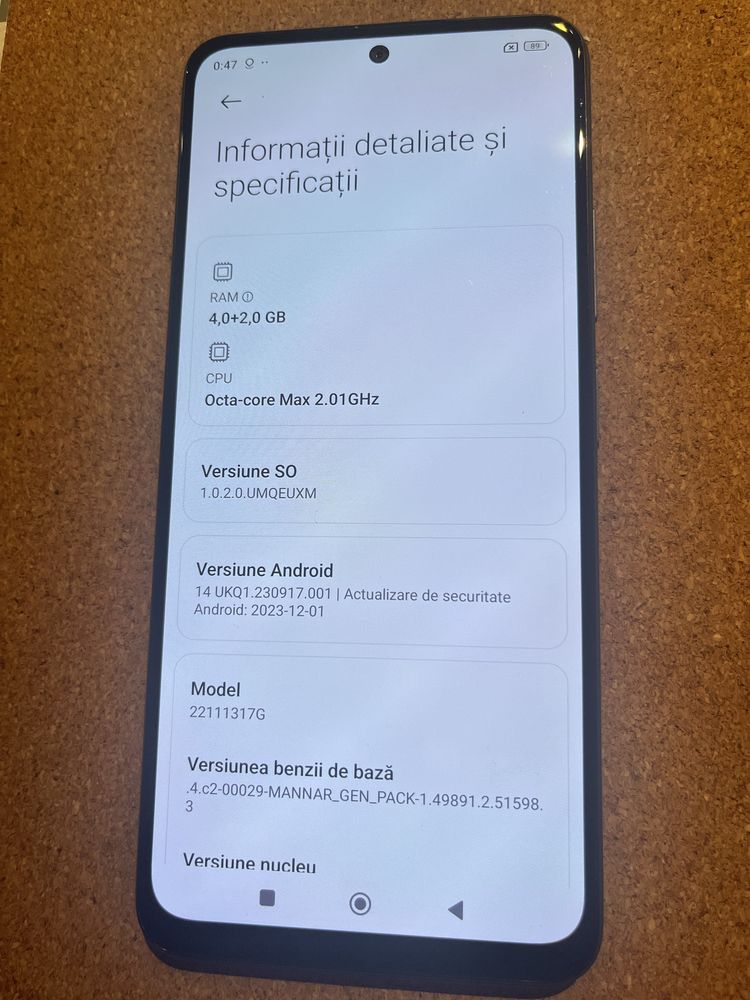 Xiaomi Redmi Note 12 128 Gb ID-quk833