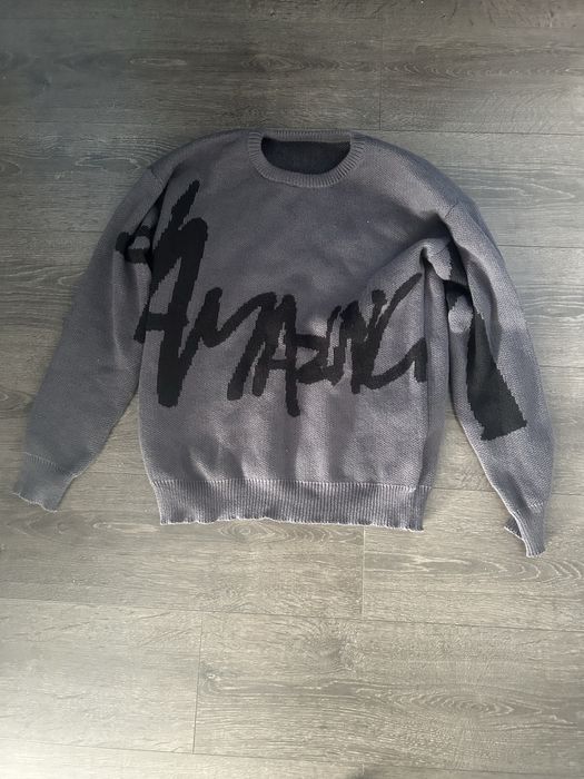 Pulover Gri si Negru