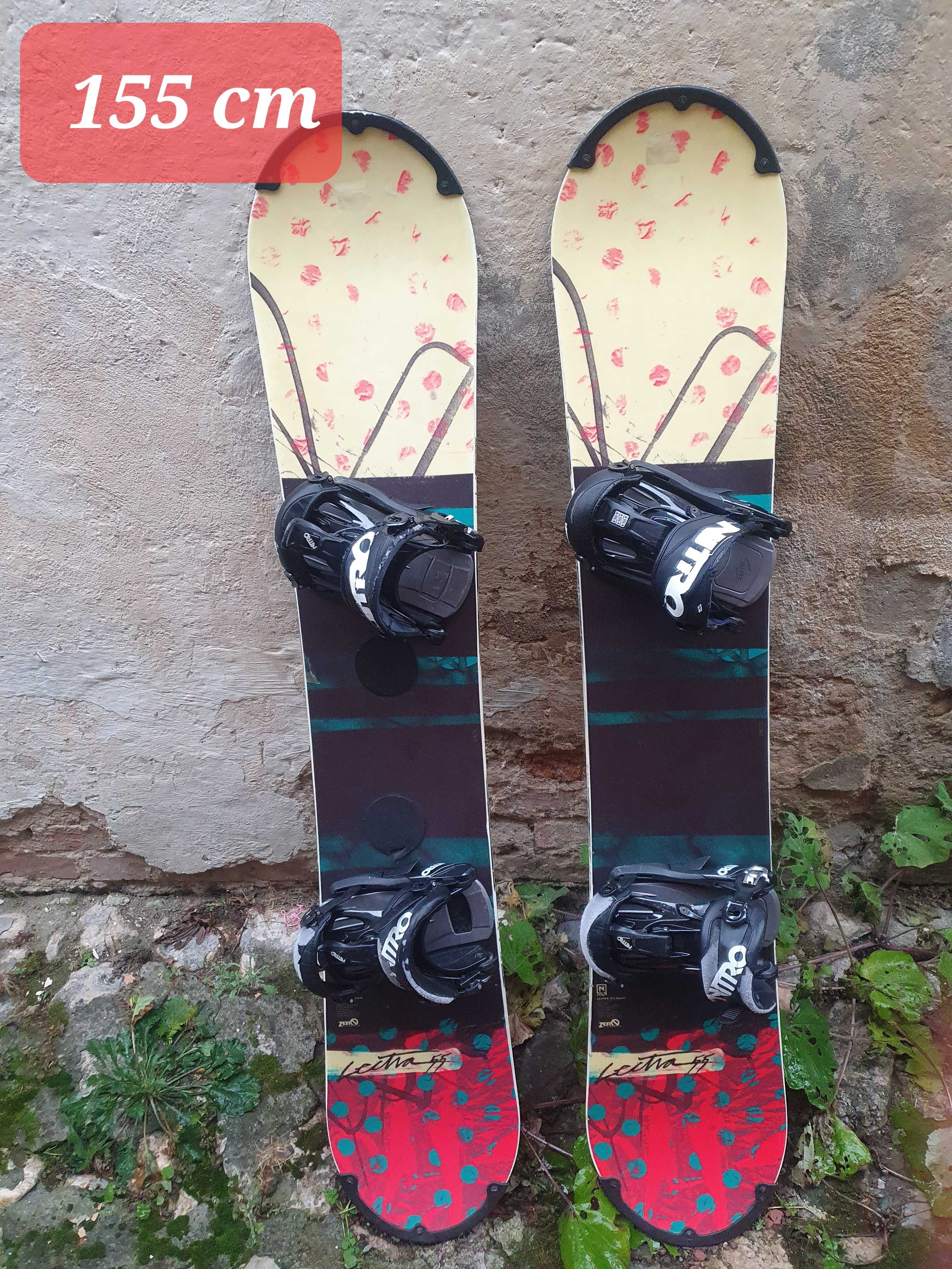 Placa Snowboard Nitro Lectra 146 / 149 / 155 cu Legaturi Nitro