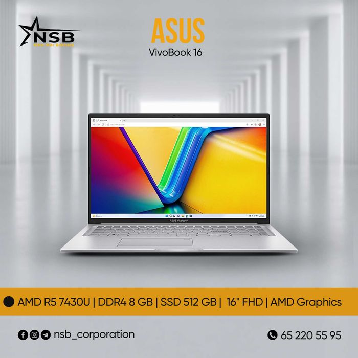 Asus Vivobook 16 Ryzen 5 7430U