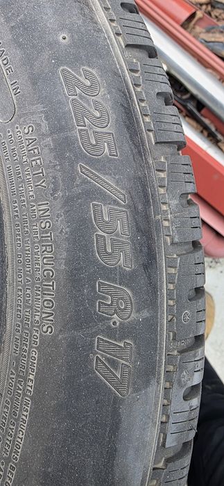 Anvelope iarna 225/55 R17 Michelin Runflat omologare BMW