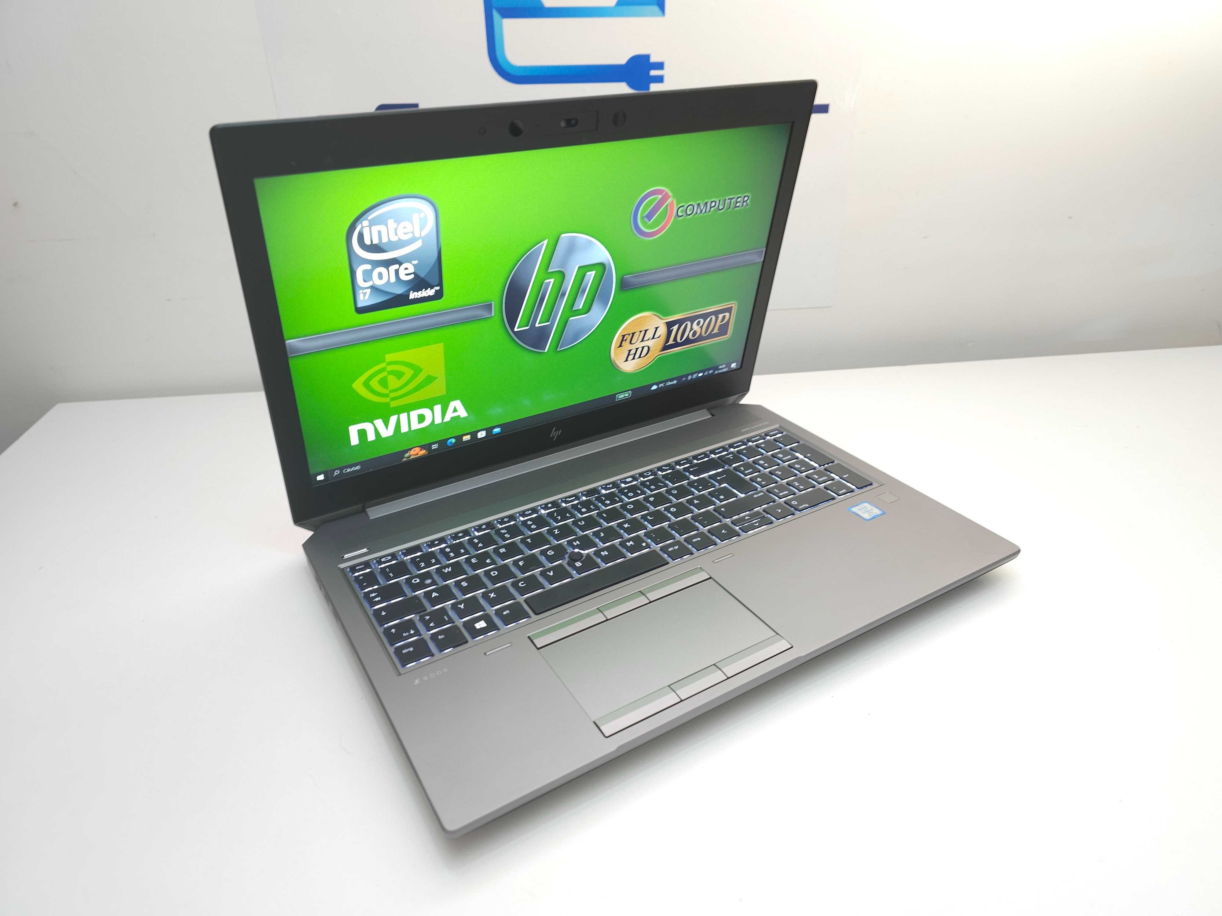 Laptop HP Workstation Zbook 15 G5 i7 nVidia Quadro  GAMING . Garantie