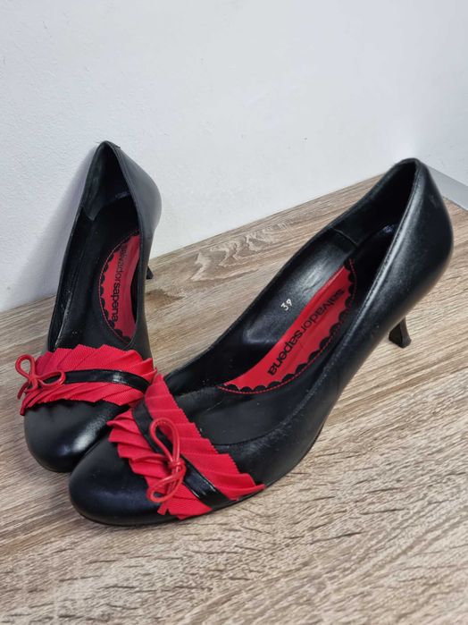 Pantofi Dama Savaldor Sapena 39 piele