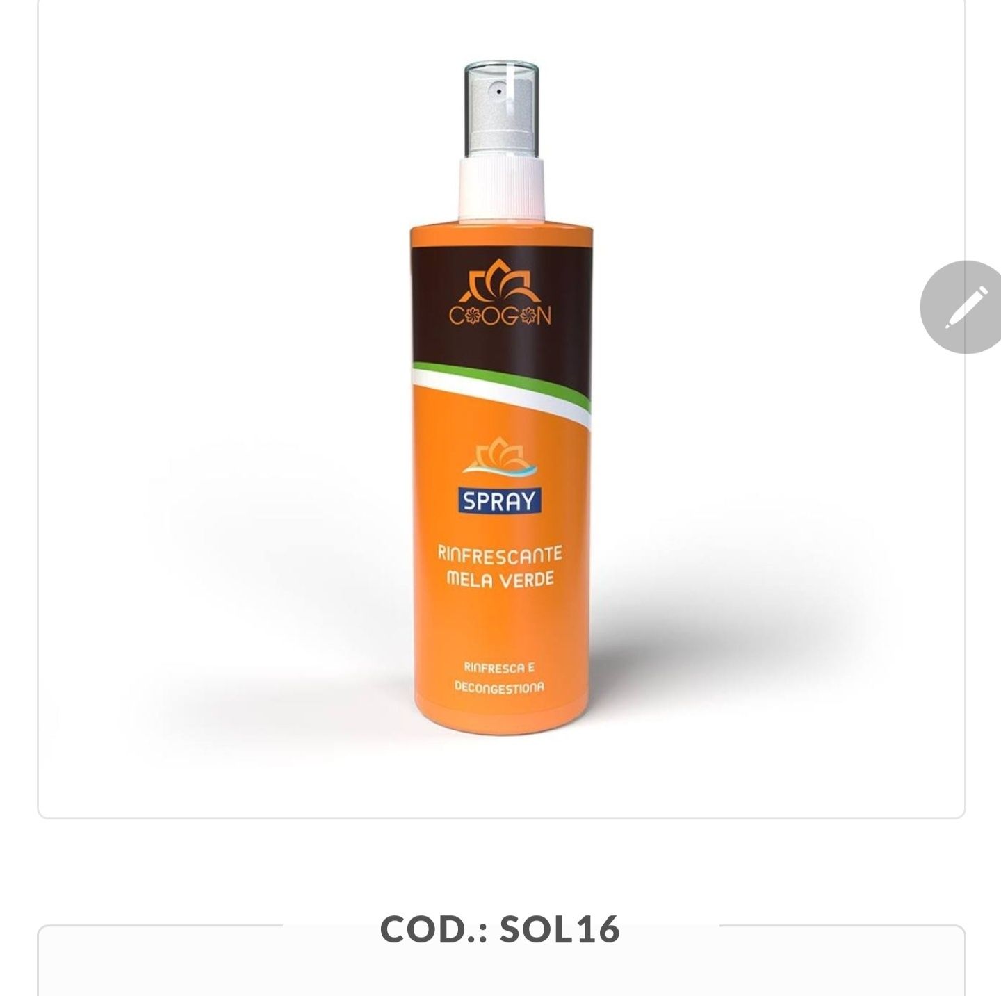 Spray răcoritor doposole/după plaja marca Chogan