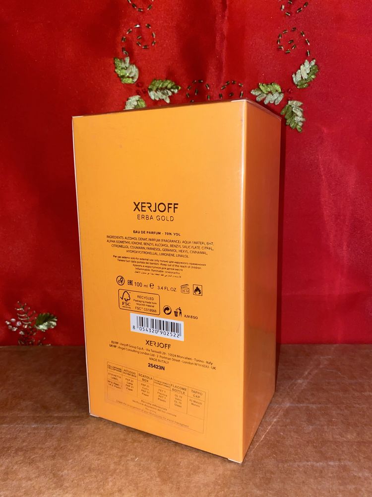 Xerjoff Erba Gold PREMIUM 100ml