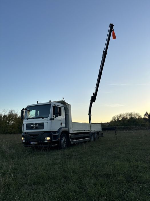 Man Tga 26.390 + Palfinger кран