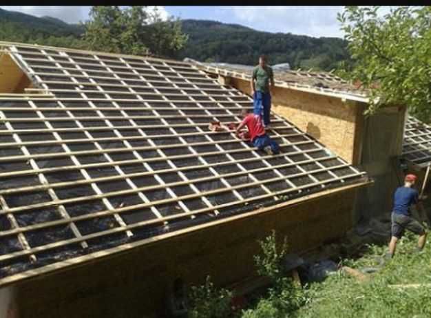 Montaj tigla metalica, reparatii acoperisuri, sisteme pluviale