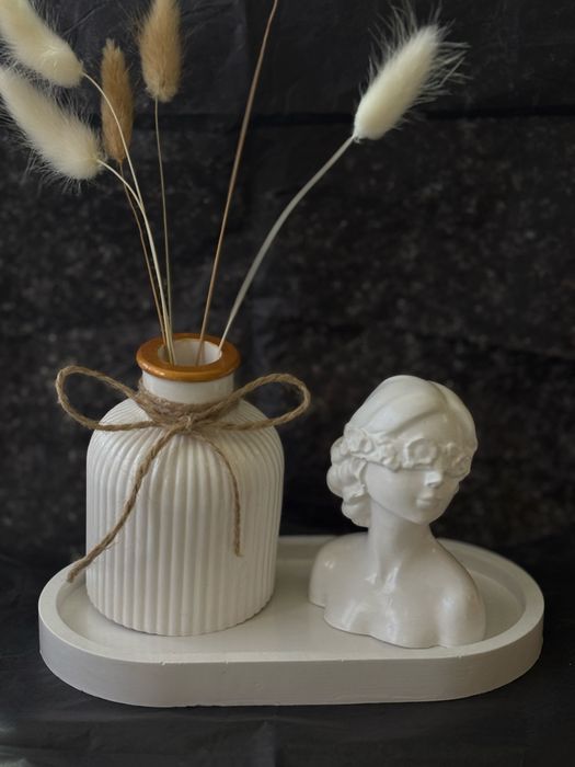 Гипсовые вазы и статуэтки для интерьера |Подарочный Набор