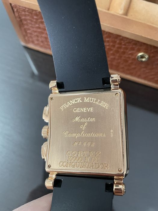 Часовник Franck Muller -conquistador Cortez ,rose gold
