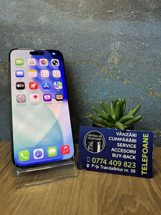 Iphone 15 Pro Max/256Gb/Garantie 2Ani Centrul de Telefoane/Rate