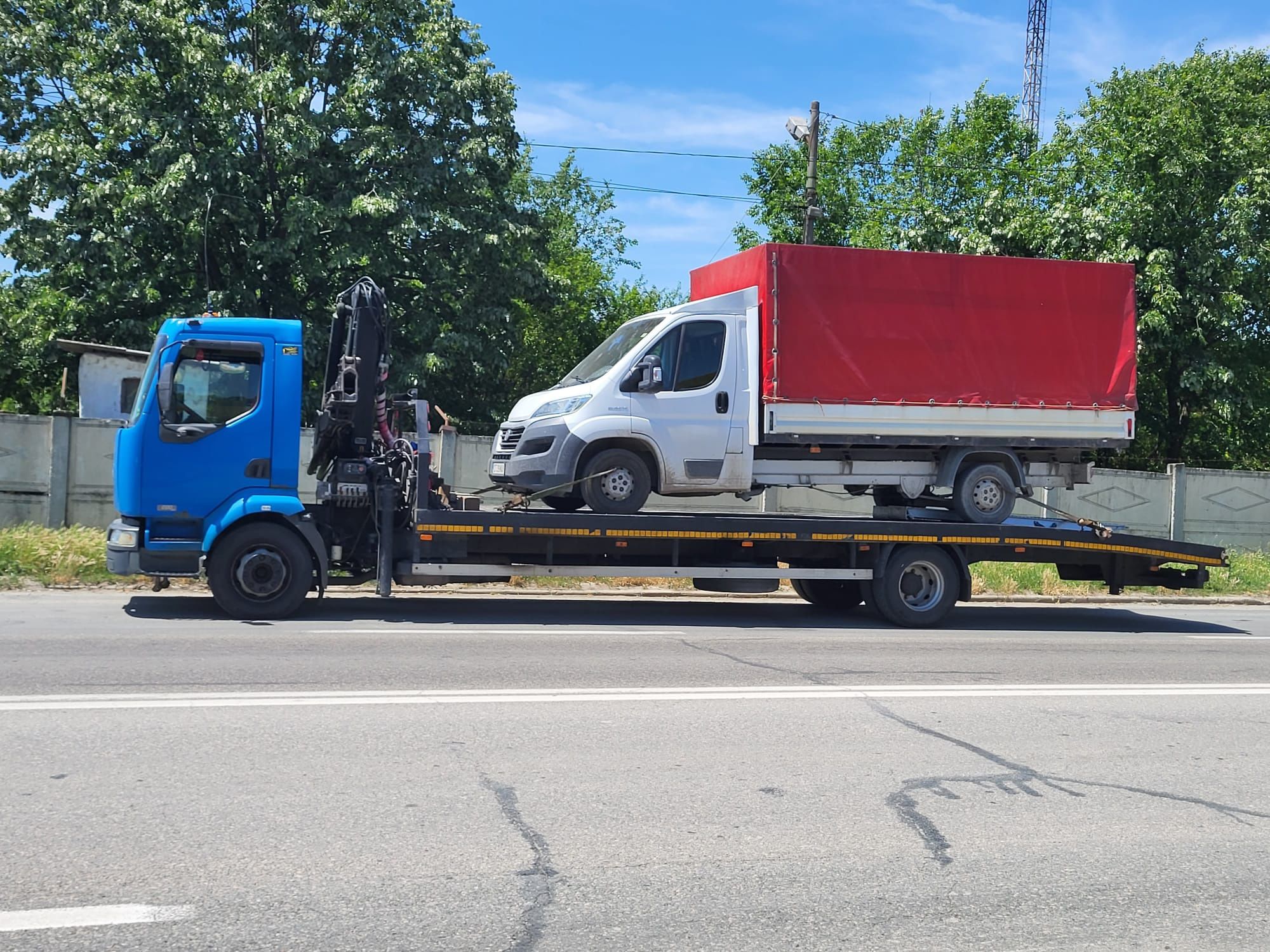 Tractari Auto-Asistență RUTIERĂ Platforma A2. NON STOP