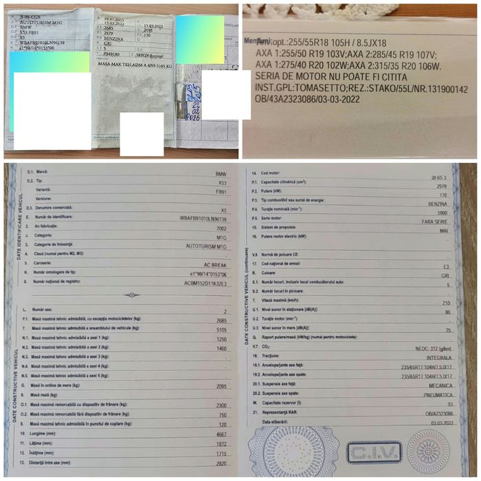 BMW X5 e53 3.0i Benzina si GPL (Alpina Made))