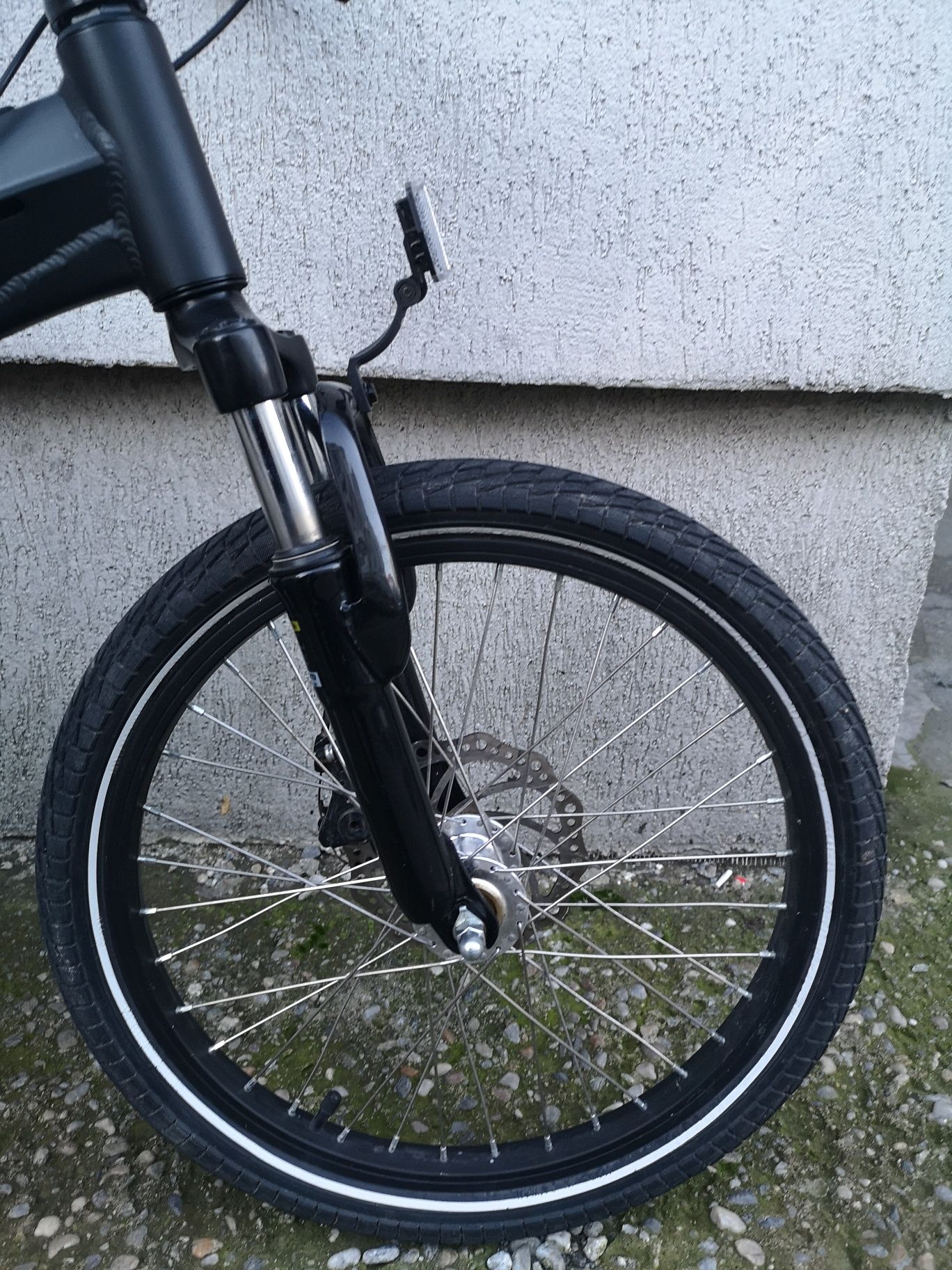 Bicicleta copii BMW JUNIOR 20 Zoll frane disc negru mat 6-9 ani