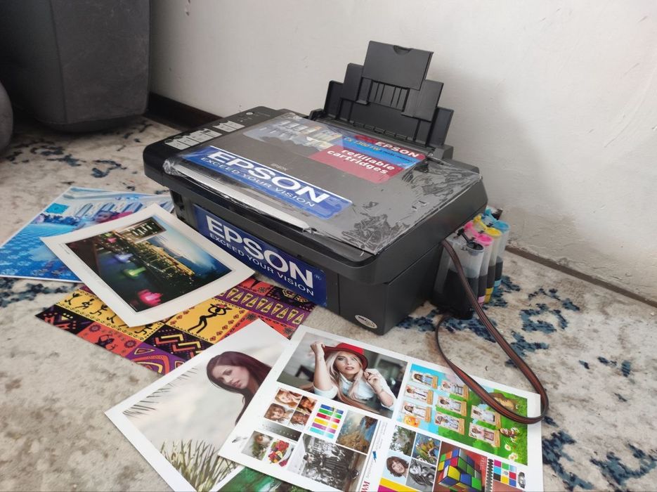 Epson 7300 wf kopiya skanerli  rangli tezkor printer. Dyuzi 100% tiniq