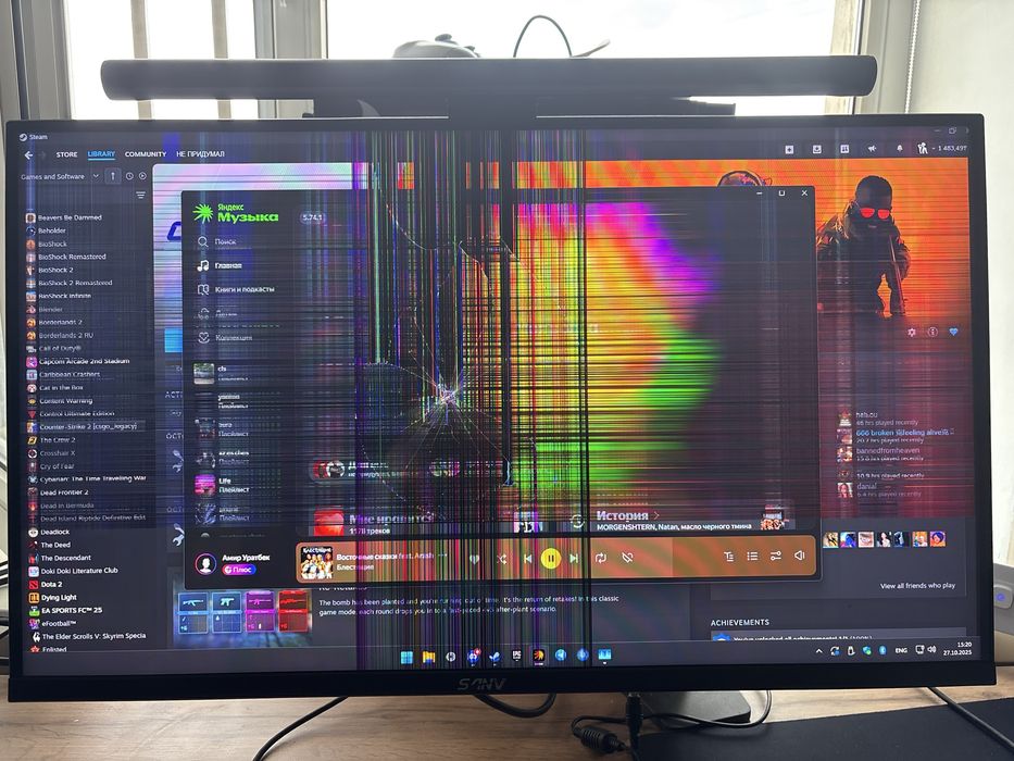 Продам монитор на запчасти