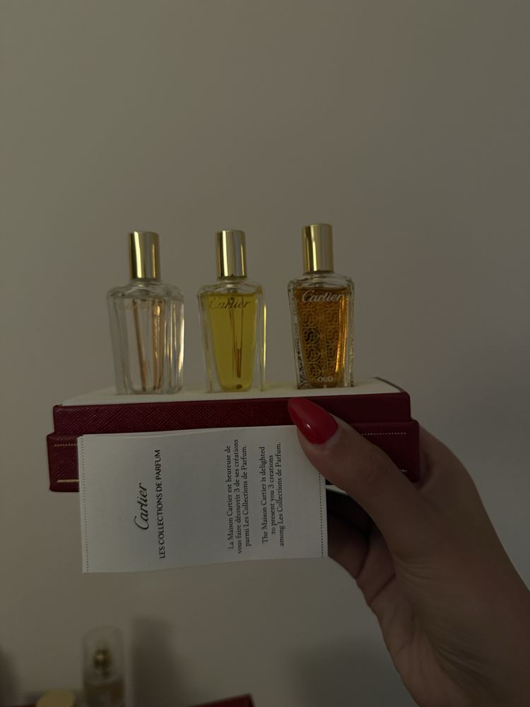 Cartier подаръчна кутия с три аромата