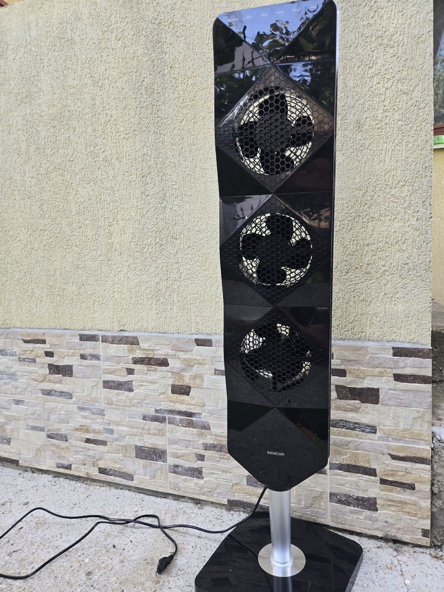 Вентилатор, Sencor, 90 W, черен