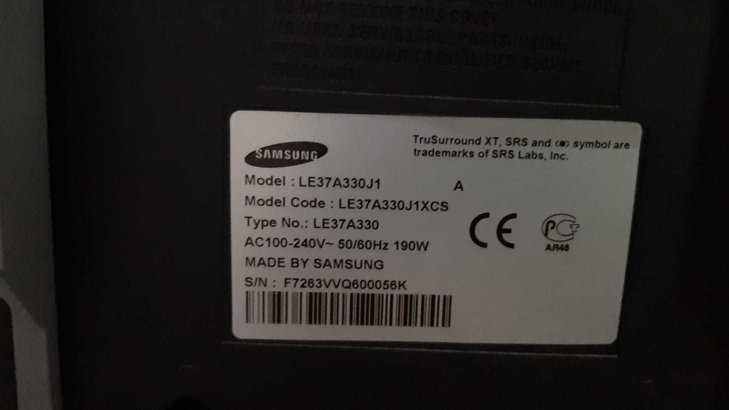 Продам телевизор SAMSUNG LE37A330J1