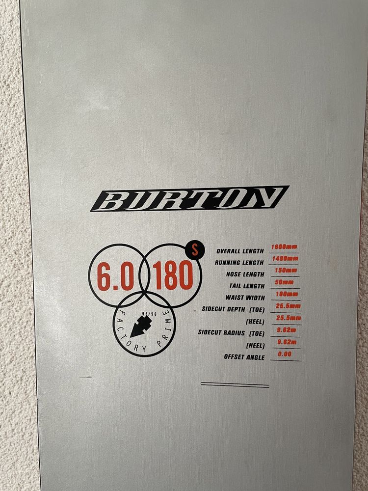 Placa Snowboard marca BURTON