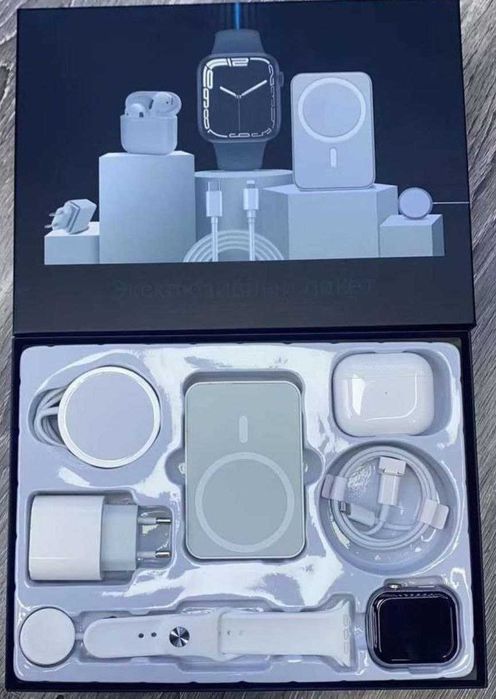 набор эипл ватч и эйр подс