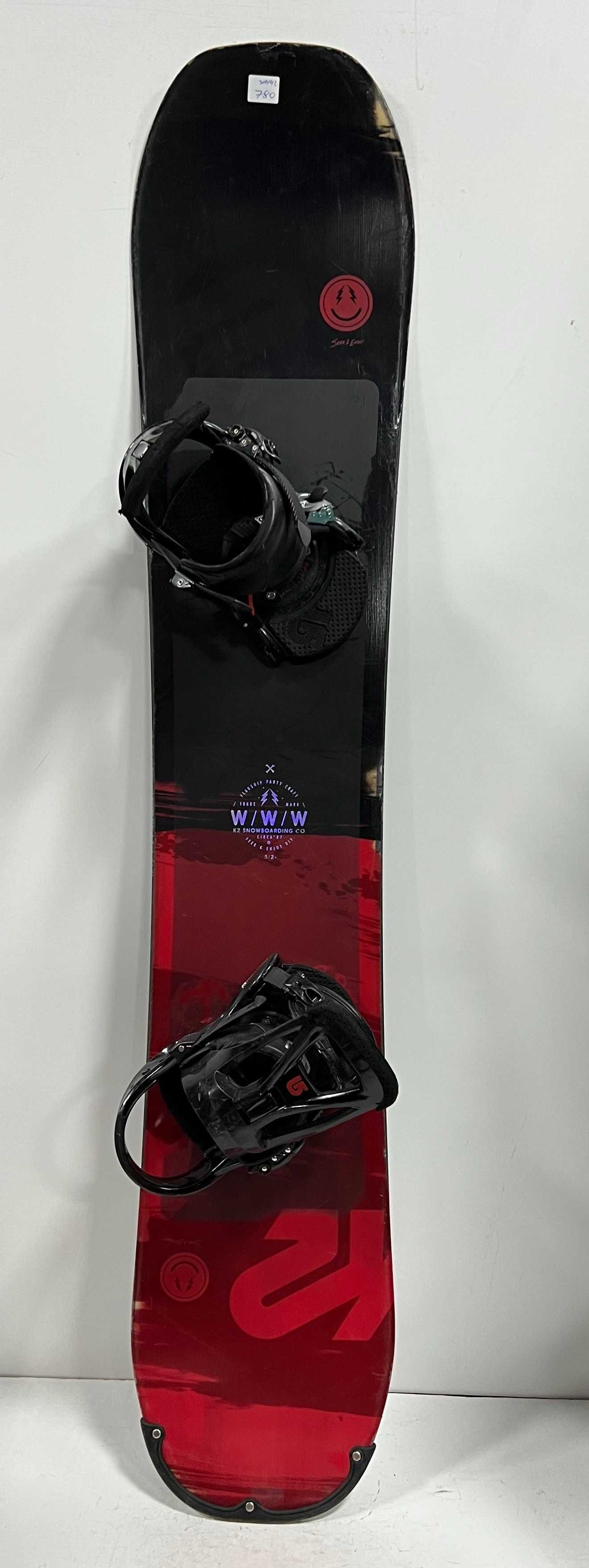 Snowboard K2 www 152 cm + leg burton M