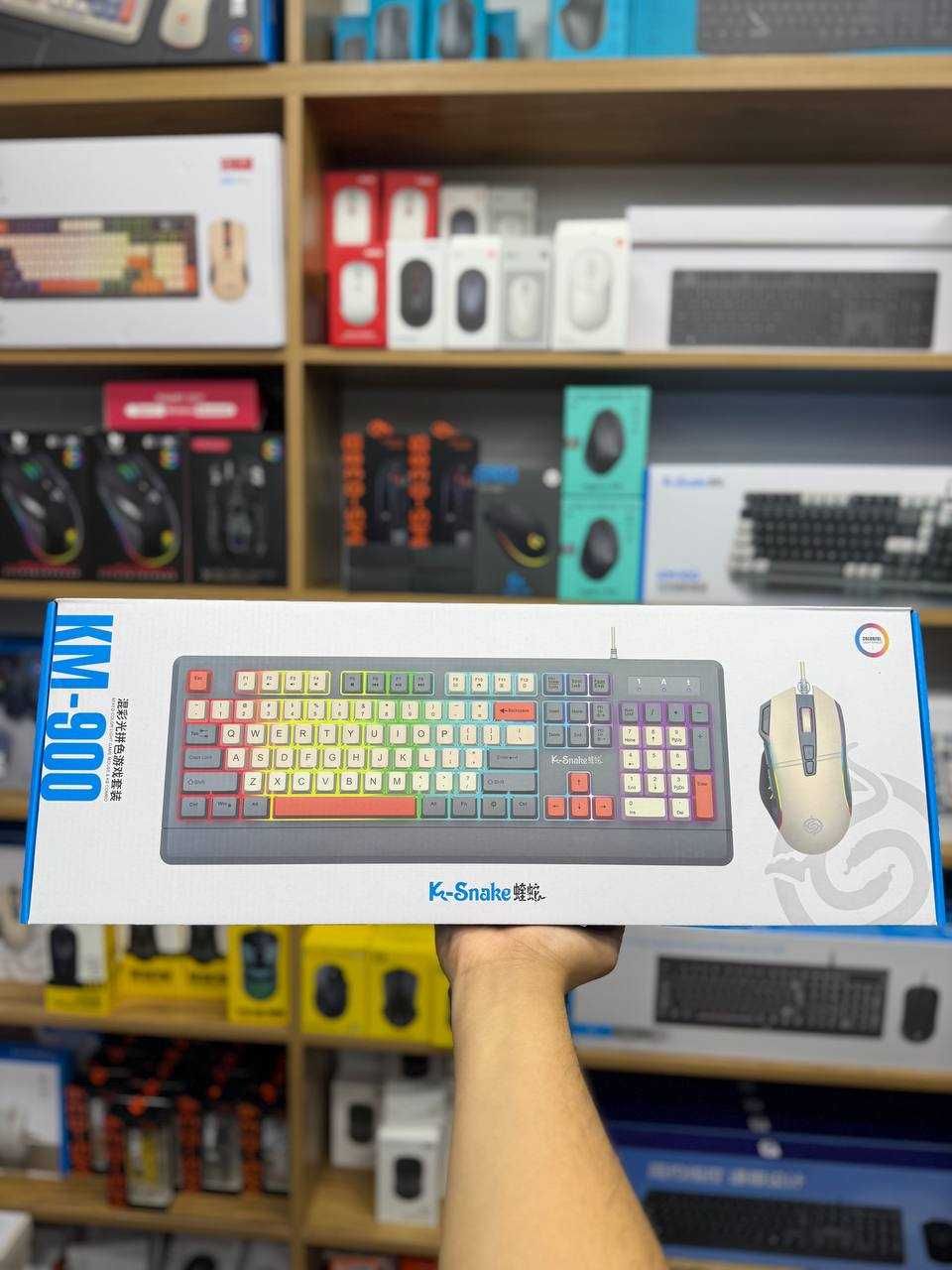 Механическая Игровая Клавиатура и мышка K-Snake Km-900