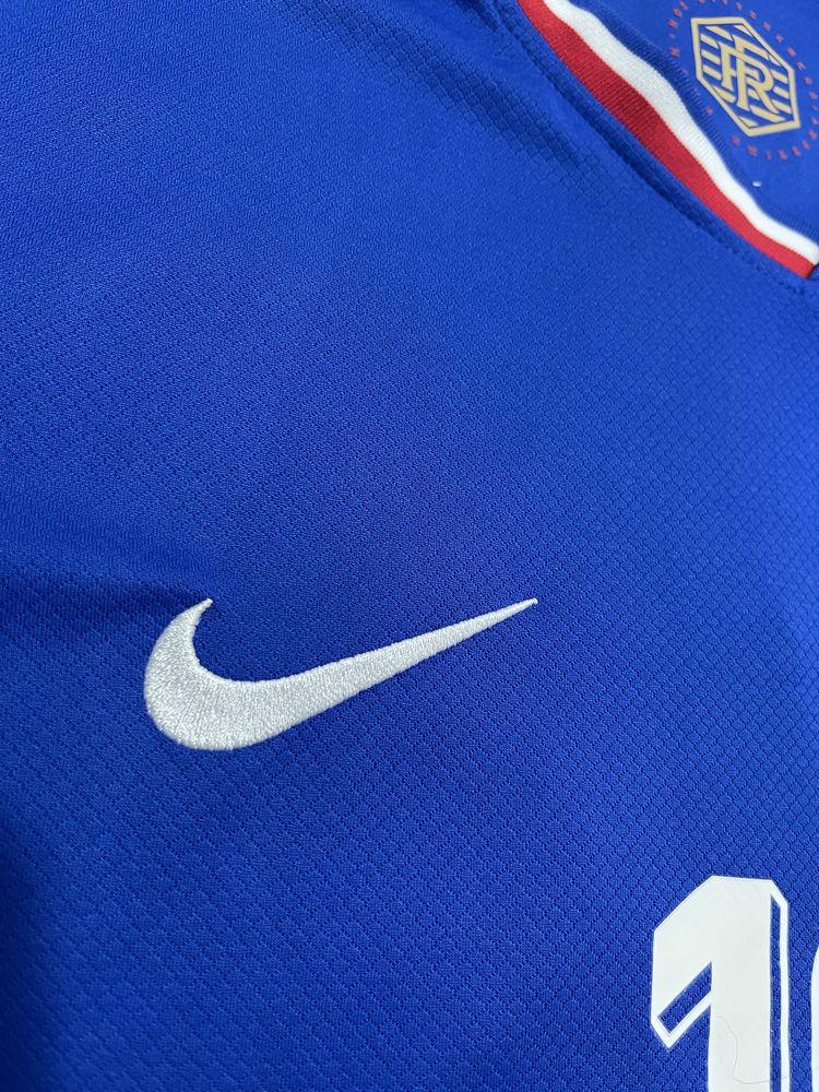 Tricou Franța Euro 2024/25 Home Authentic Mbappe #10 Nike Player Issue
