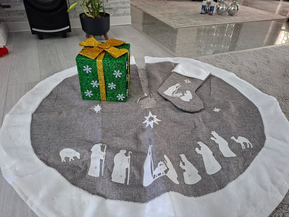 Covor brad + cizma +cadou decorativ