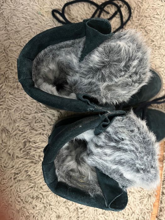 Ghete piele întoarsă naturală nr 36