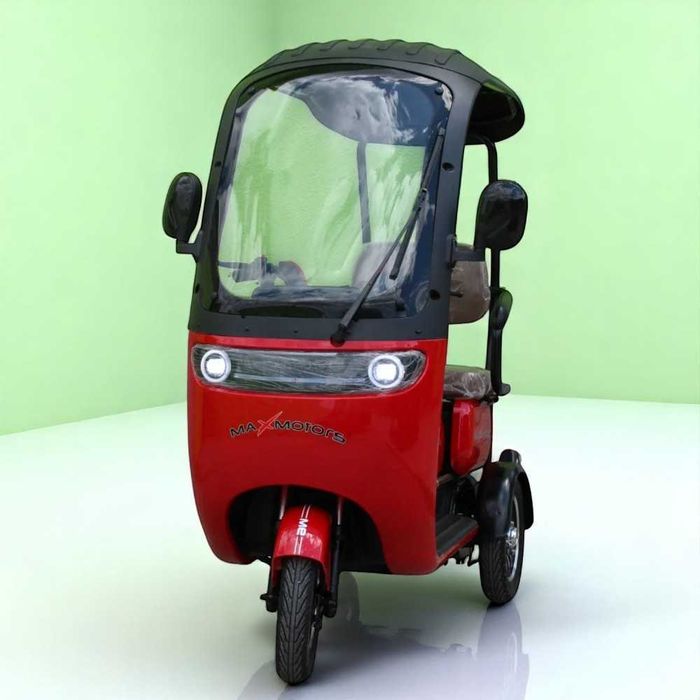 Електрическа Триколка с покрив  MaxMotors Apple X3 1800W - RED