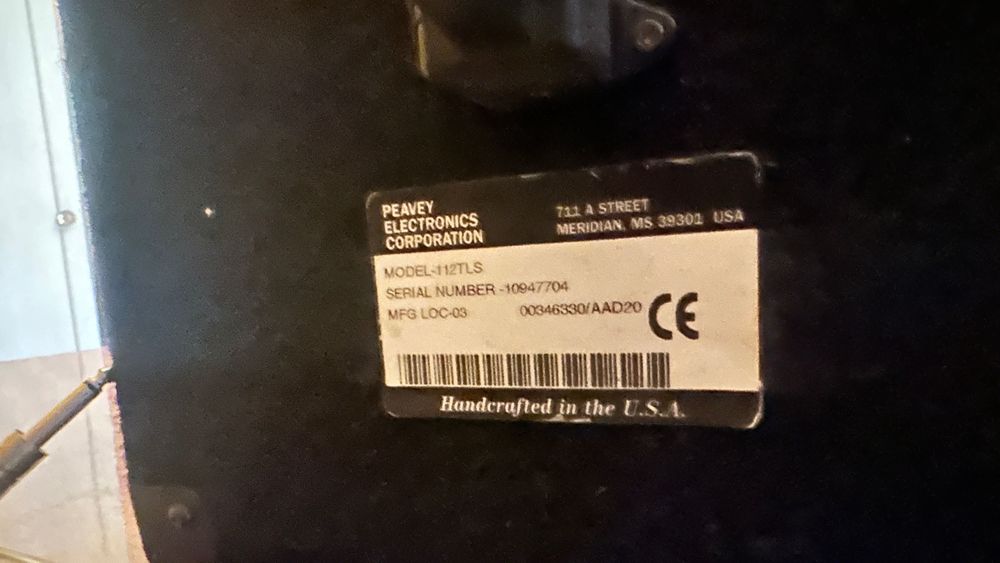Гитарный усилитель Peavey 112 TLS (Made in USA)