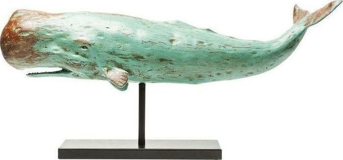 Figurină decorativa Kare Design Whale Base, verde/maro. (NOUĂ)