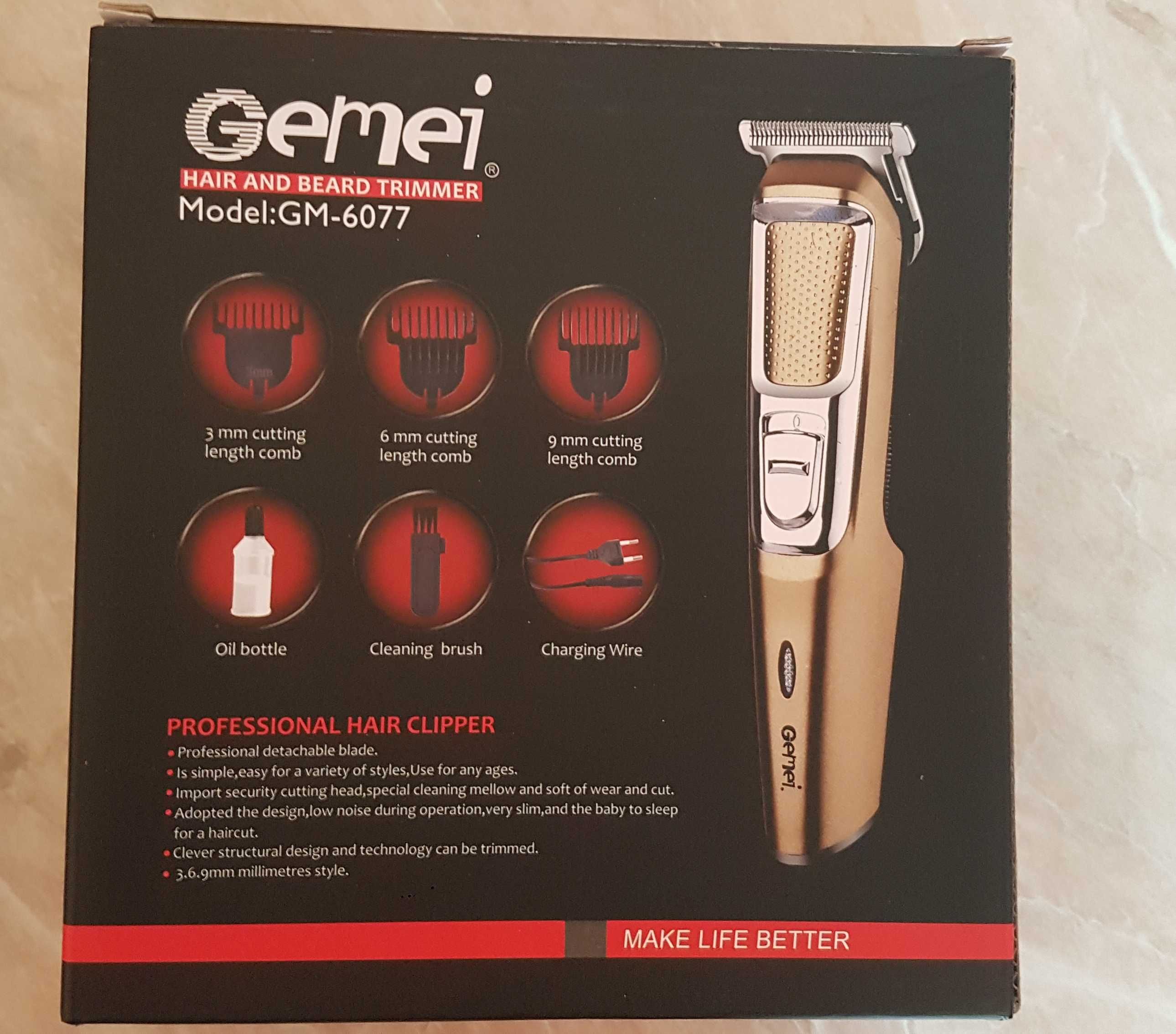 Машинка за подстригване Gemei GM-6077