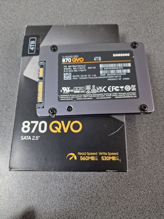 Ssd Samsung 870 QVO de 4Tb memorie