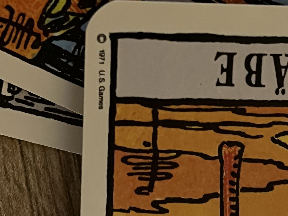 Carti Tarot originale editie 1971