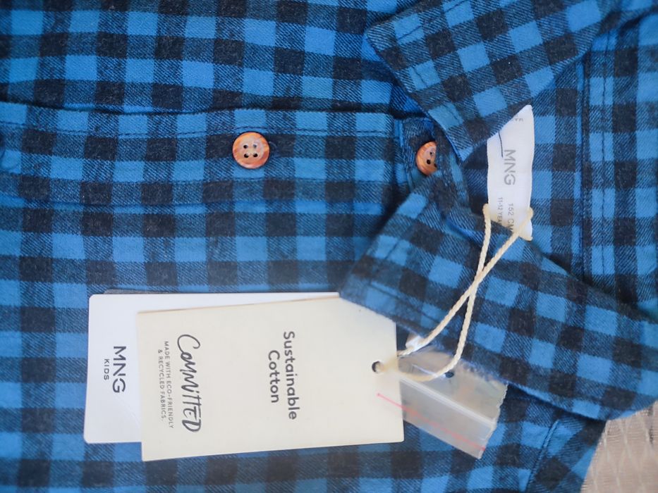 Детска риза с къс ръкав 152 Mango