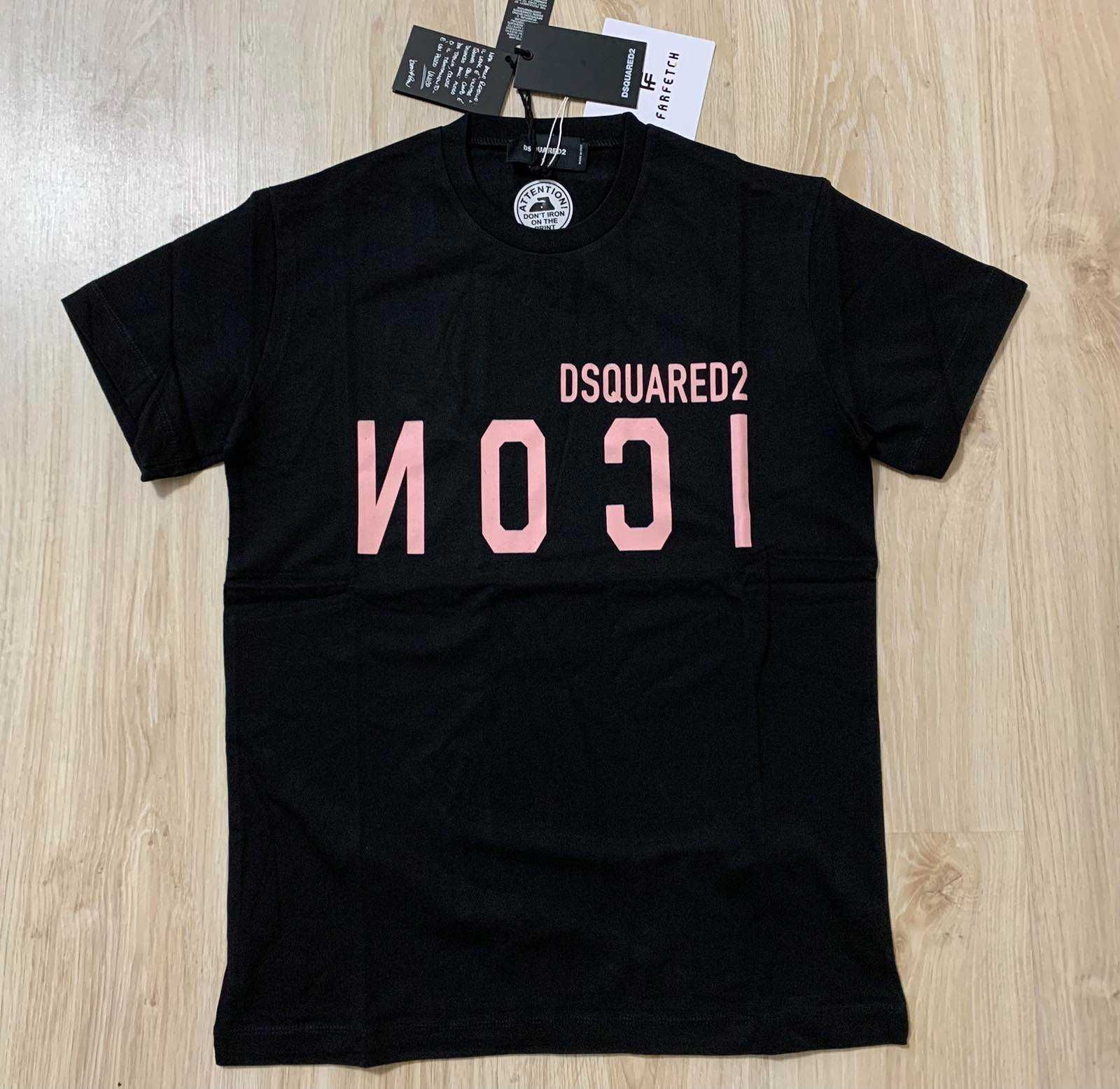 ови мъжки тениски с етикети Dsquared D2 ICON налични S-2XL