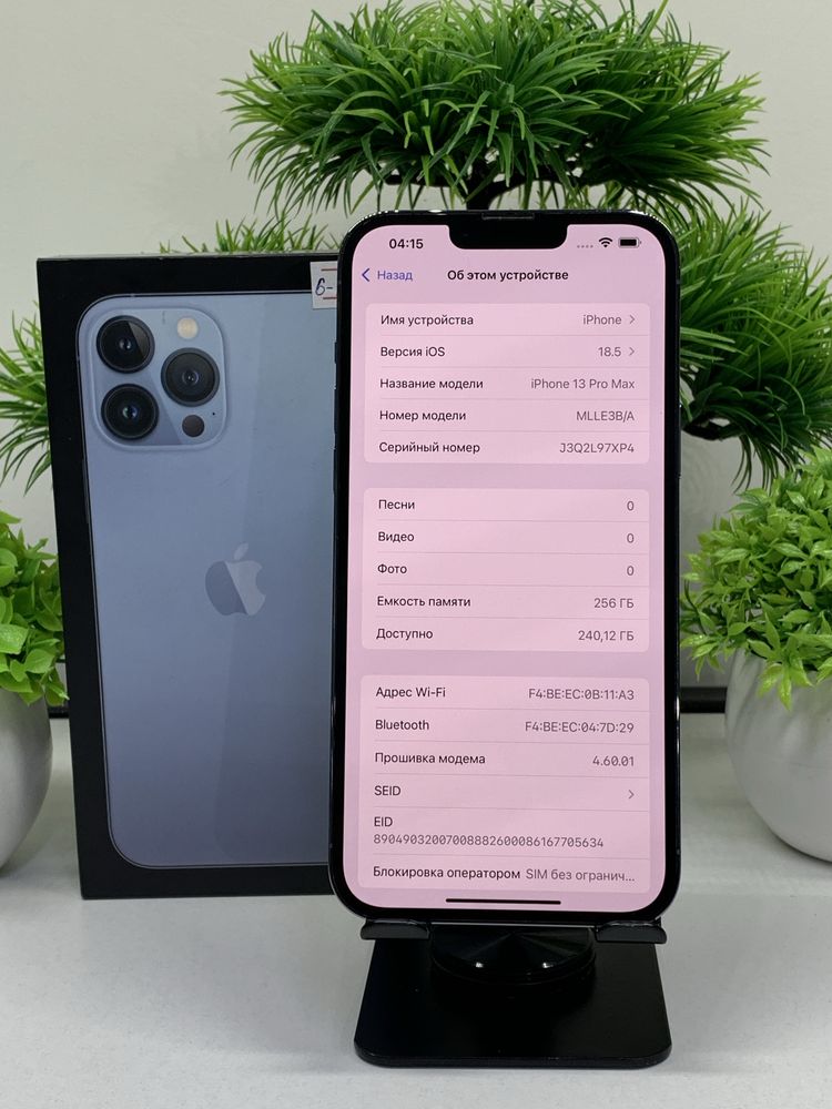 Iphone 13 pro max 256 gb